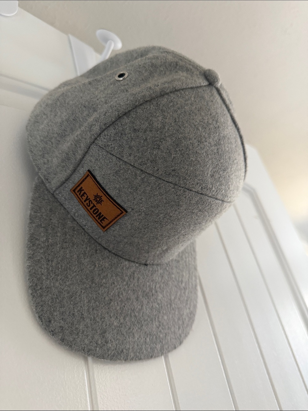 Locale - Keystone Gray Wool-Blend Baseball Cap
